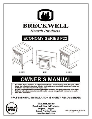 Breckwell P22 2004 User Manual - Pellet_bp22p2004