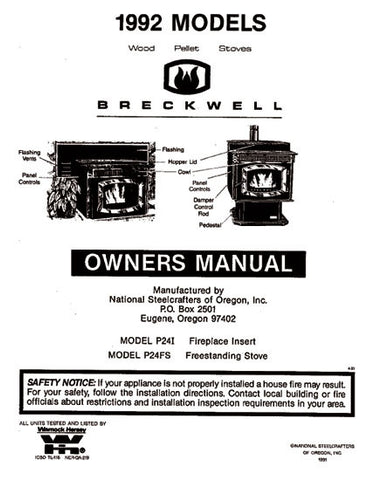 Breckwell P24 1992 User Manual - Pellet_bp24p1992