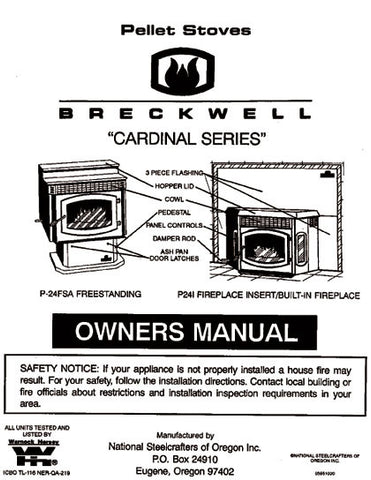 Breckwell P24 1995 User Manual - Pellet_bp24p1995