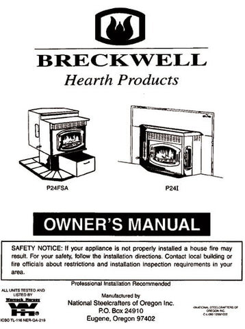 Breckwell P24 1999 User Manual - Pellet_bp241999