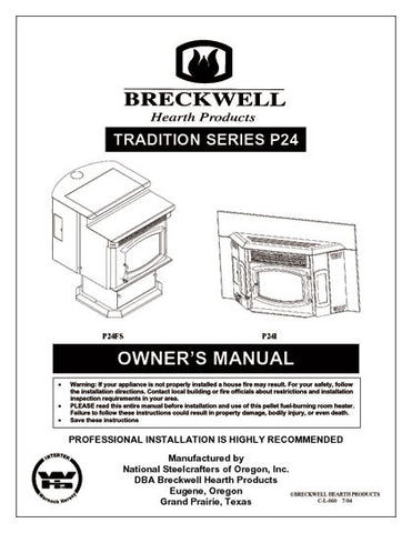 Breckwell P24 2003 User Manual - Pellet_bp242003