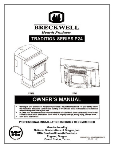 Breckwell P24 2005 User Manual - Pellet_bp242005