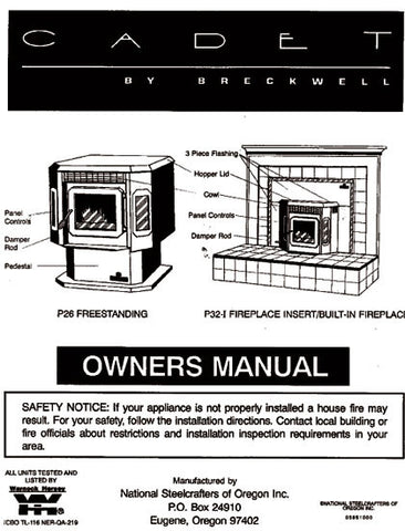 Breckwell P26/P32 1996 User Manual - Pellet_bp26p3296