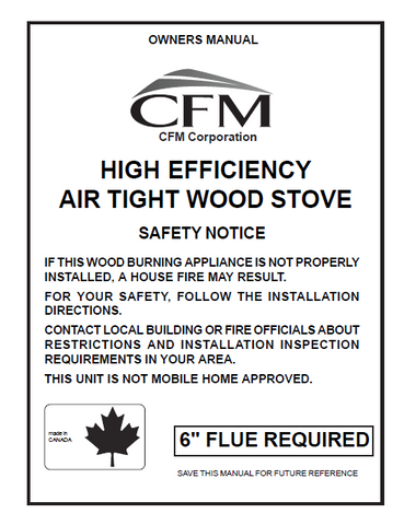 Century Heating FW270029 User's Manual - Wood_CenturyFW270029