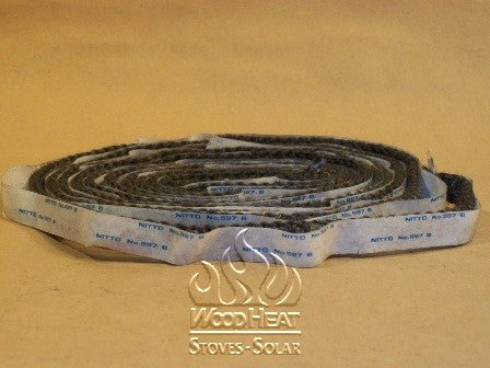 PED & ASH PAN GASKET 1/2" x 1/8" x 10' Flat Gasket w/adhesive_EF-208