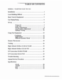 Earth Stove TG440/TG40/GL40/TGI/GLI Tech Manual