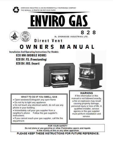 Enviro 828 Series User Manual - Gas_E828