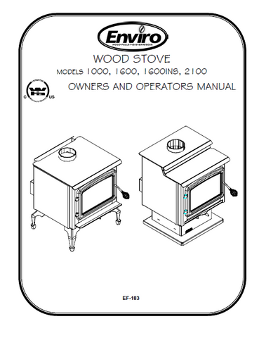 Enviro 1000/1600/2100 User Manual - Wood_E11621