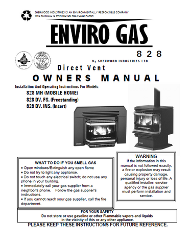 Enviro 828DV User Manual - Gas_Env828DV