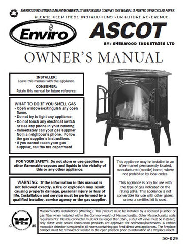 Enviro Ascot User Manual - Gas_EAUM