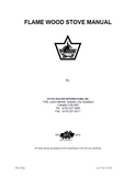 Flame Lieutenant II Wood Stove Manual_Flame Lieutenant II