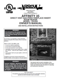 Aladdin Arrow Affinity 35 DV User Manual - Gas_HSAADV35-Aladdin