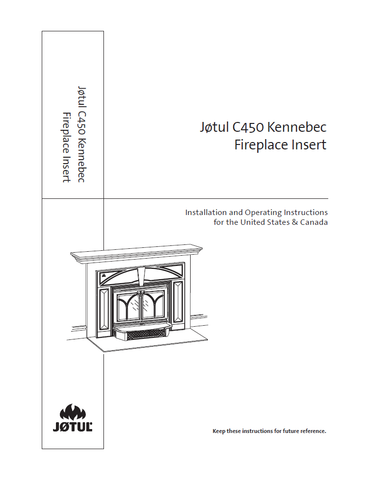 Jotul C450 KenneBec User Manual - Wood_JC450KB