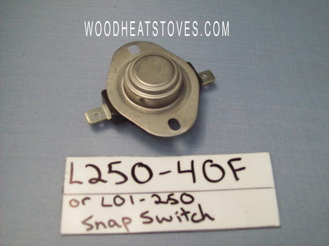 Snap disc- high limit switch 250_L01-250