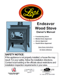 Lopi Endeavor FS User Manual - Wood_LEFSWS