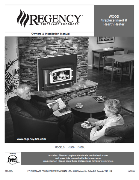 Regency H2100/I3100L User Manual - Wood_RGH31/I31L – WoodHeatStoves.com
