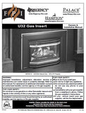 FPI/Regency/Hampton/Palace U32 Insert User Manual - Gas_U32