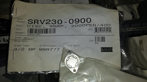 DISC SNAP 200OPEN/40D_SRV230-0900