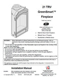 Travis 21 TRV GreenSmart Insert User Manual - Gas_21TRVGS