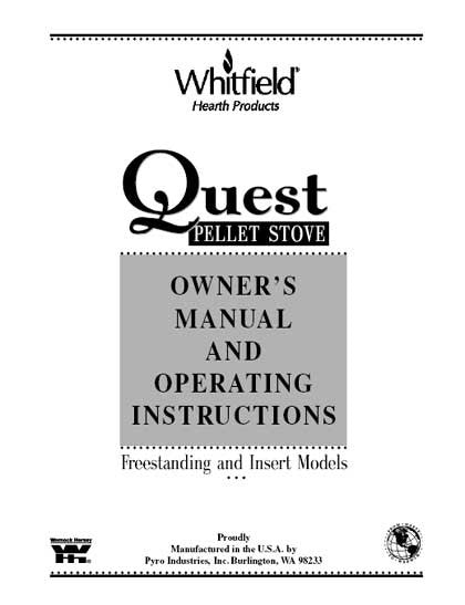Whitfield Quest User Manual - Pellet_wq – WoodHeatStoves.com