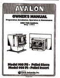 Avalon 900 1992 User Manual - Pellet_AV900um1992
