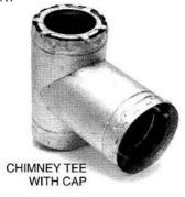 Chimney Tee With Cap_10W-T