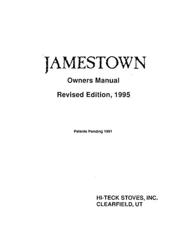 Jamestown 1995 User Manual - Pellet_jt1995
