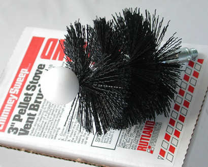 4" Pellet Stove Brush With Ball_PS-4