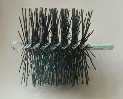 6"  Round Wire Brush - 1/4" Thread_16406--05X9