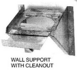 Wall Support w/Clean-Out_6W-WS